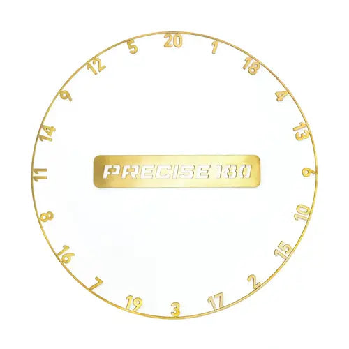 Precise 180 Number Ring Gold