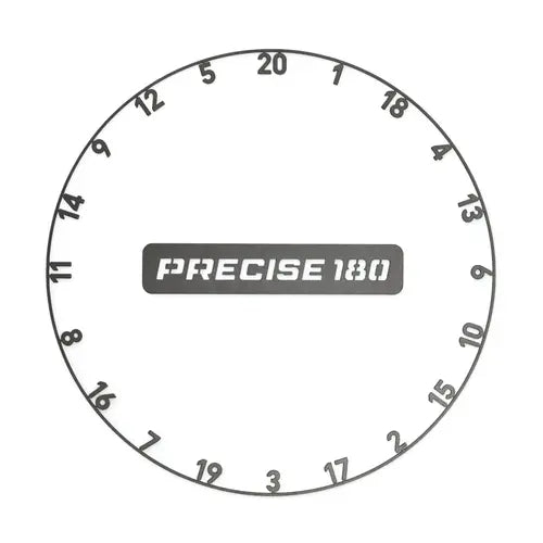 Precise 180 Number Ring Graphit