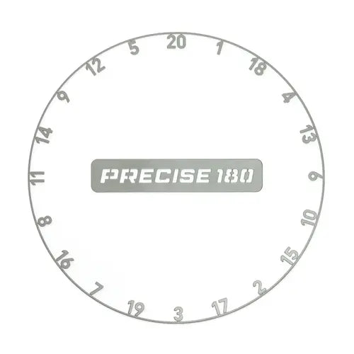 Precise 180 Number Ring Nordic Grey