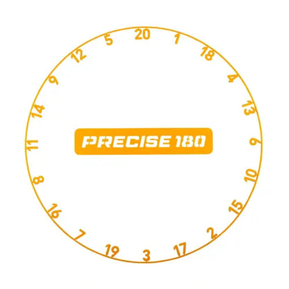 Precise 180 Number Ring Tiger Orange