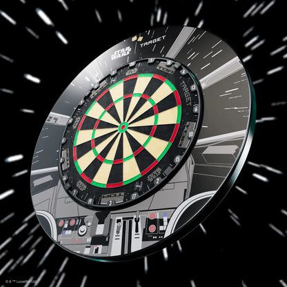 Star Wars Millennium Falcon Dartboard and Surround Bundle