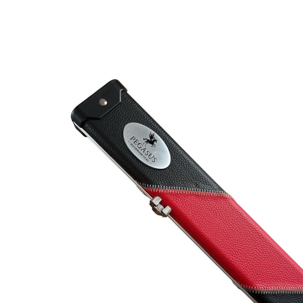 Pegasus Red & Black Aluminium (Halo Style) ¾ Cue Case